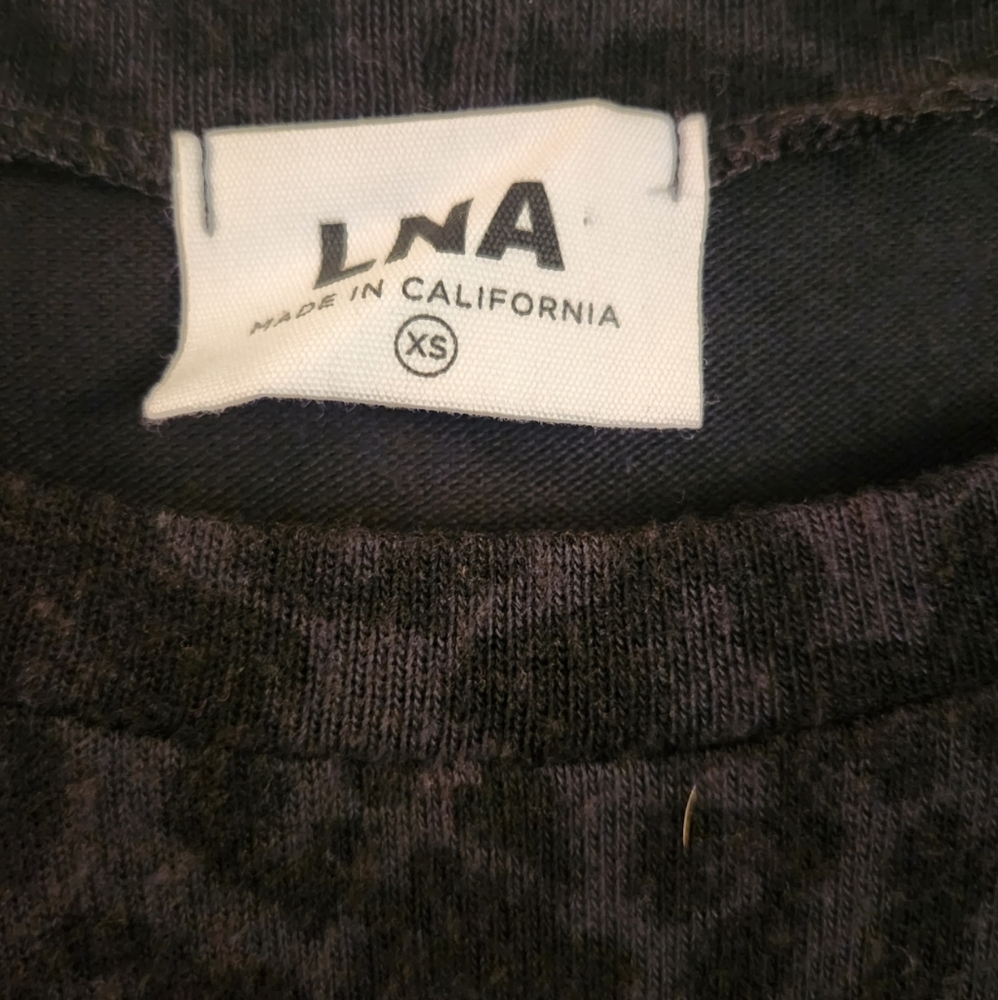 LNA Black Animal Print Sweater Size XS - Picture 2 of 3